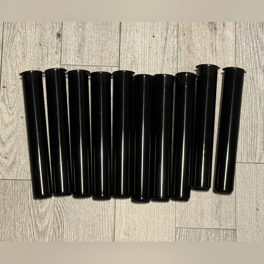10 PCS Waterproof Plastic Storage Tubes with Squeeze Top Lid - Great for Travel